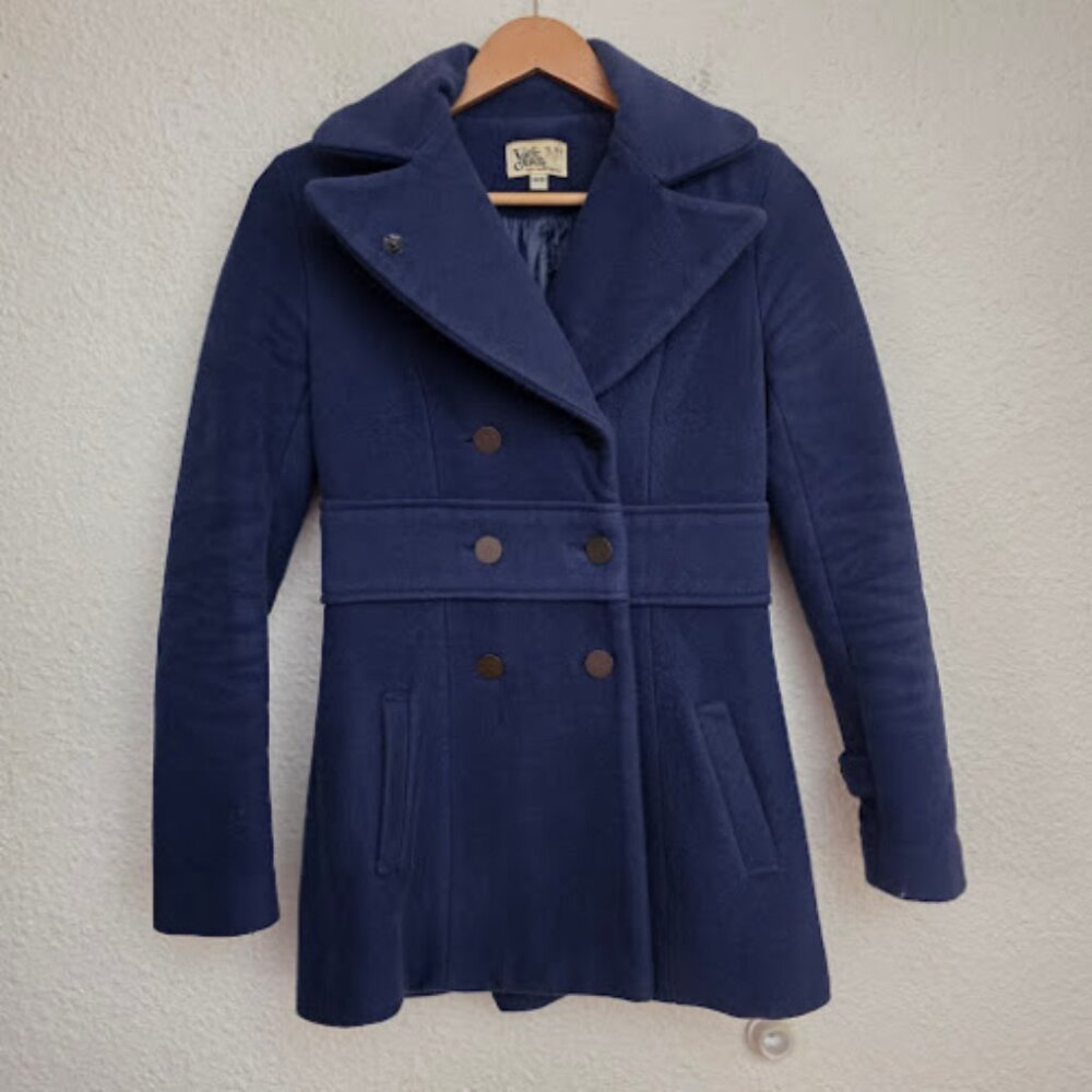 Vaute Couture Vegan Alicia Peacoat in Navy Blue Women's XS